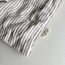 Load image into Gallery viewer, Ergo Aura Baby Wrap - grey stripes
