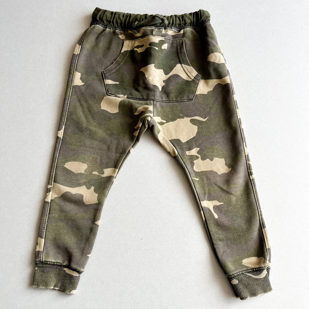 Zara Camo Joggers - 3-4 years