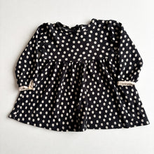 Load image into Gallery viewer, Zara Black Spotty Dress - 12-18 Months
