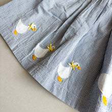Load image into Gallery viewer, Confiture Blue Stripe Duck Sleeveless Dress - 12-18 months
