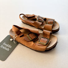 Load image into Gallery viewer, Zara Brown Leather Sandals - UK7
