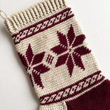 Load image into Gallery viewer, Hand Crochet Christmas Stockings by Nana Jill

