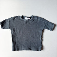 Load image into Gallery viewer, Zara Grey Waffle T-Shirt - 2-3 years
