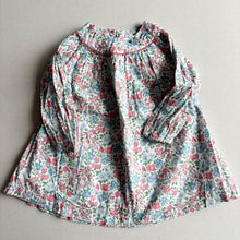 Load image into Gallery viewer, Lily Rose Pink &amp; Blue Floral Long Sleeve Dress - 12-18 months
