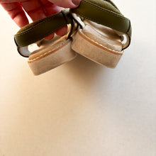 Load image into Gallery viewer, Clarks Green leather sandals - UK11
