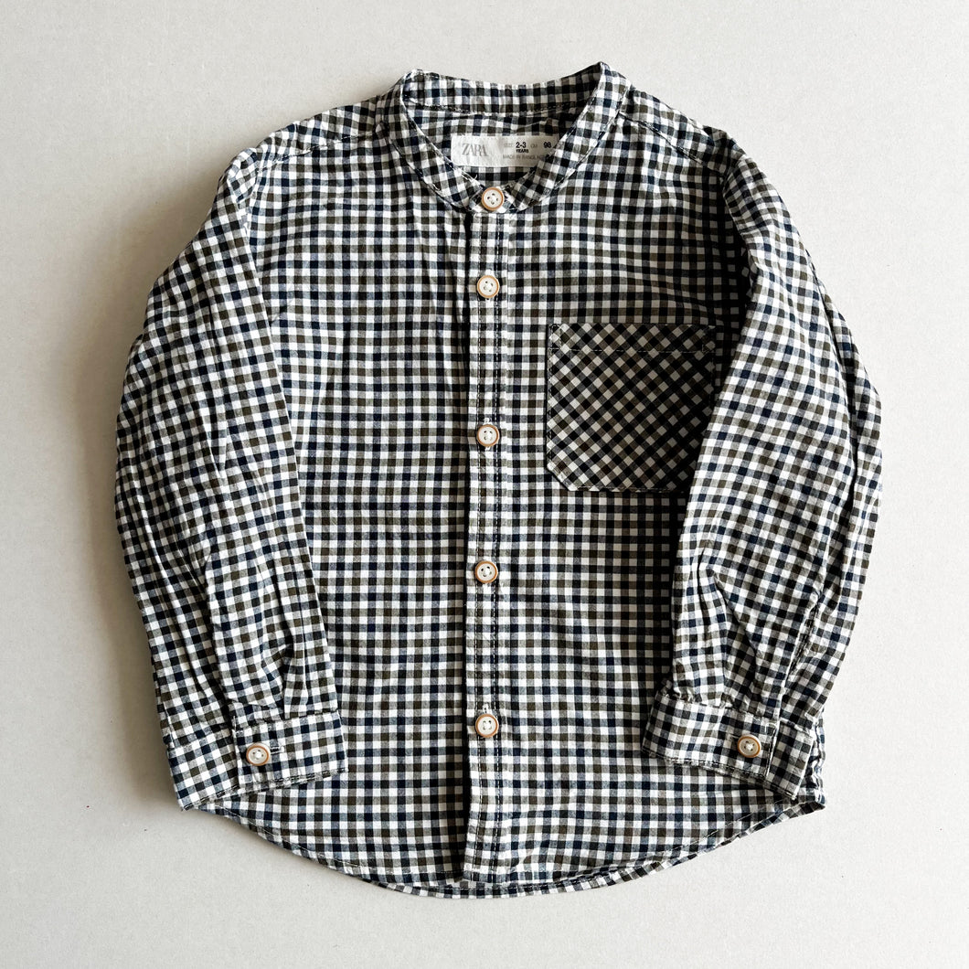 Zara Gingham Shirt - 2-3 years