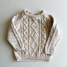 Load image into Gallery viewer, H&amp;M Cream Cabelknit Jumper - 2-3 years

