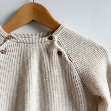 Load image into Gallery viewer, H&amp;M Cream Cotton Knit Jumper &amp; Trousers Set - 2-3 years

