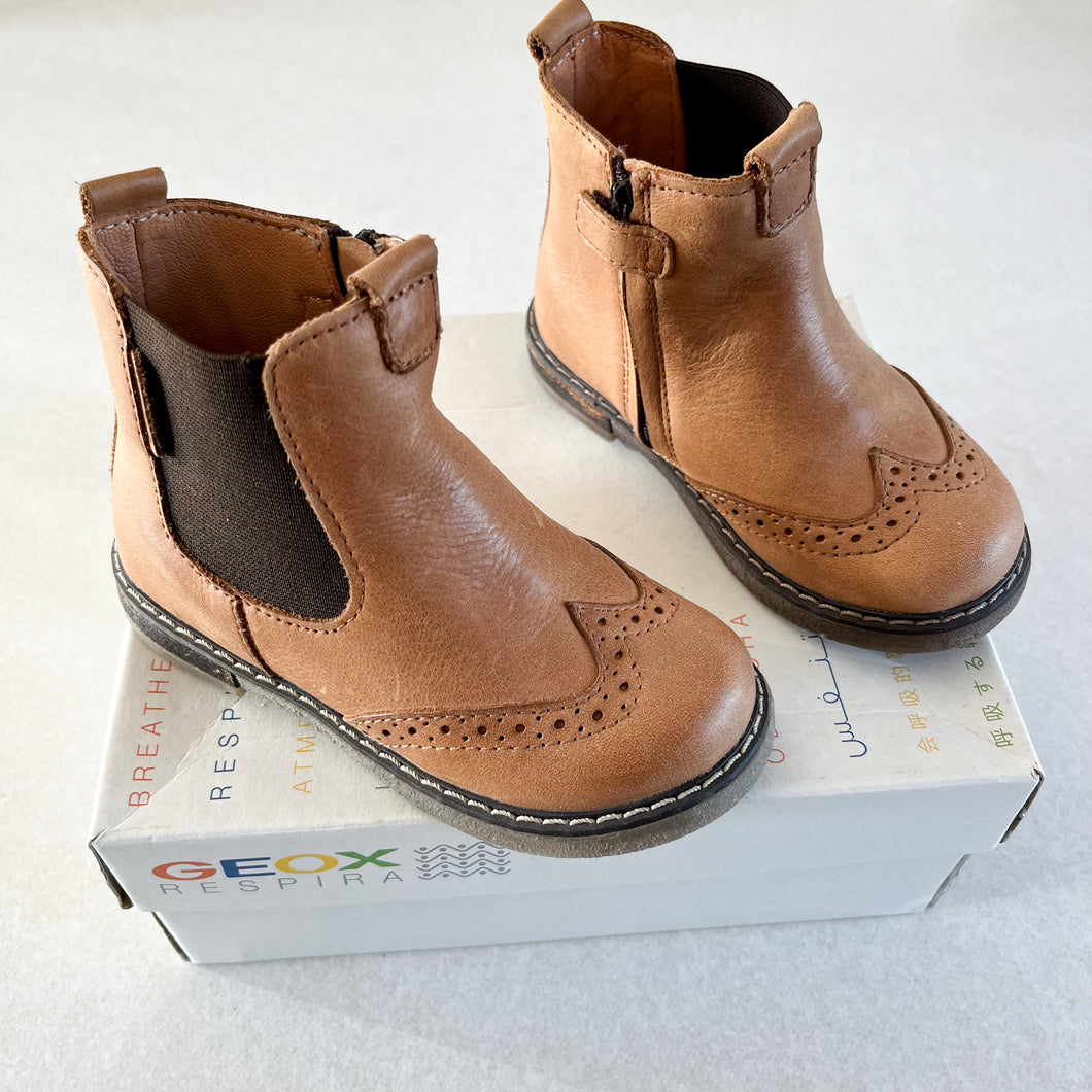 Geox Tan Leather Boots - UK 7.5 (BNIB)