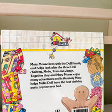Load image into Gallery viewer, Vintage Mary Mouse &amp; The Doll Family (Enid Blyton) Board Book
