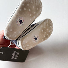 Load image into Gallery viewer, Converse Navy Pramshoes - UK4
