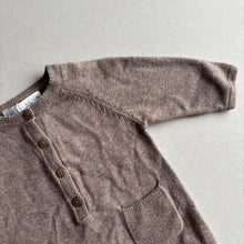 Load image into Gallery viewer, Zara Brown Sleepsuit - 0-1 Months
