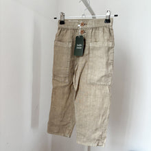 Load image into Gallery viewer, Zara Beige Linen Trousers - 4 years
