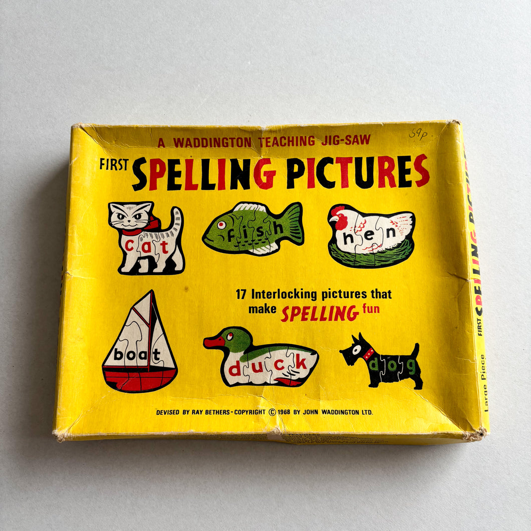 Vintage 1968 First Spelling* Puzzles
