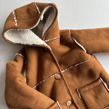 Load image into Gallery viewer, Zara Brown Seude Style Coat - 2-3 Years
