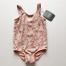 Load image into Gallery viewer, H&amp;M Pink Floral Swimming Costume - 2-3 years
