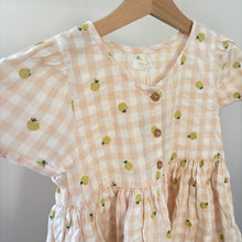 Load image into Gallery viewer, Next Pink Gingham Fruit Dress - 5-6 years

