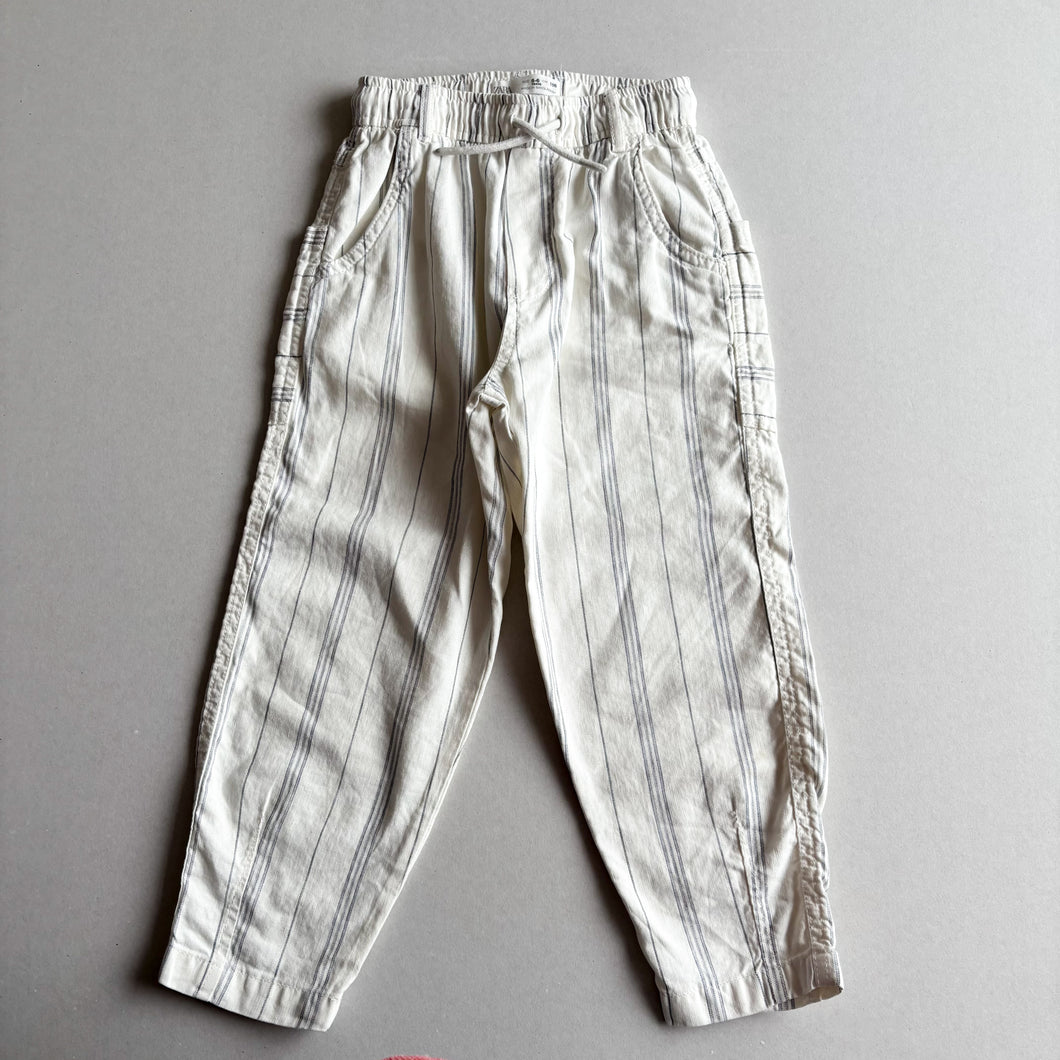 Zara Linen Mix Trousers - 5-6 years