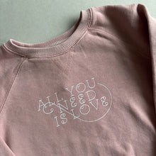 Load image into Gallery viewer, Bob &amp; Blossom All You Need Is Love Sweater - 3-4 Years
