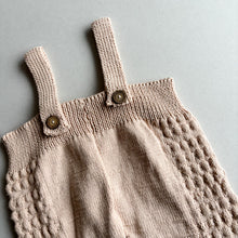 Load image into Gallery viewer, Handknit Beige Romper - 2-3 Years
