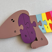 Load image into Gallery viewer, Orange Tree Toys Alphabet Dog Puzzle
