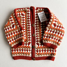 Load image into Gallery viewer, Handmade by Nana Jill Crochet Cardigan - Browns - 3-4 Years
