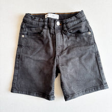 Load image into Gallery viewer, Zara Black Denim Shorts - 4-5 years

