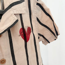 Load image into Gallery viewer, Jelly Mallow Stripe Linen Shirt - 4-5 years
