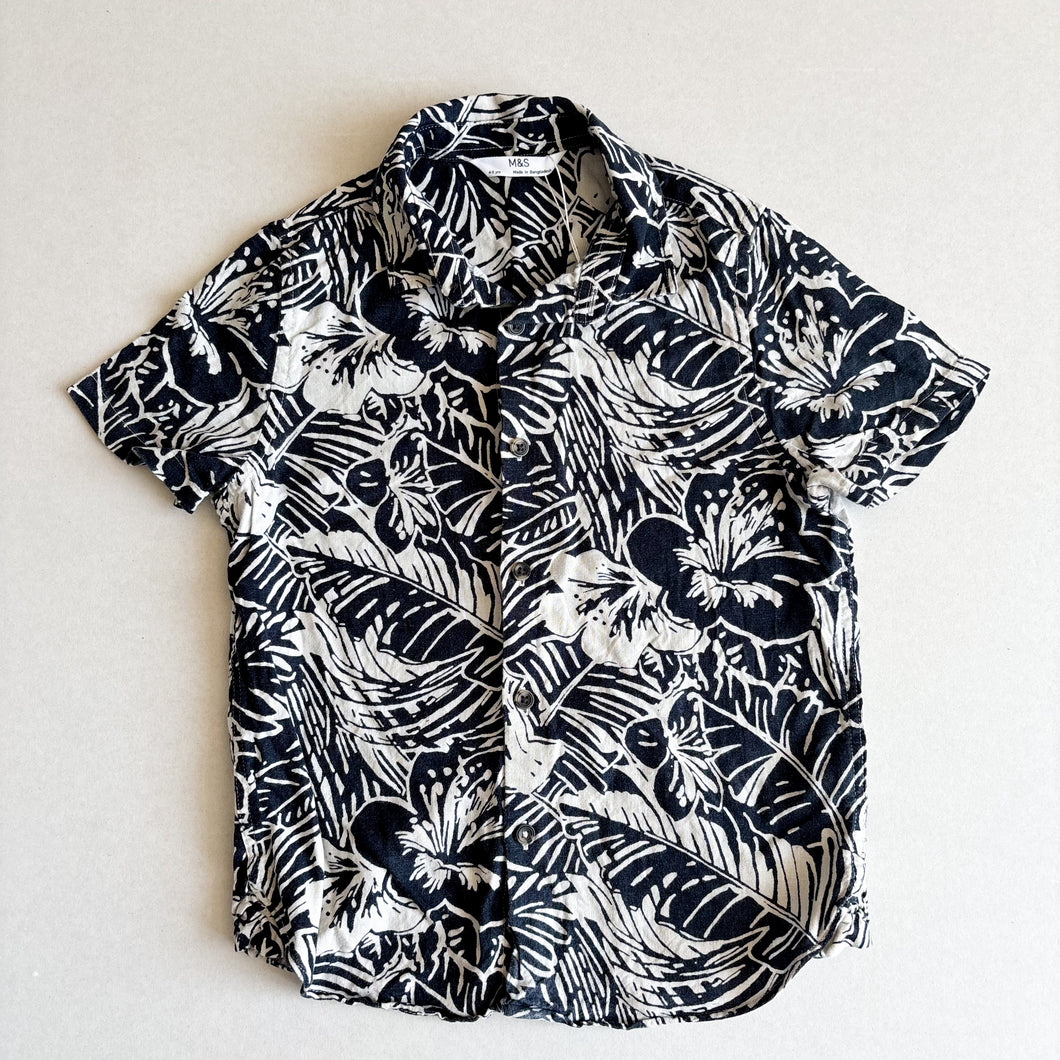 M&S Linen Mix Shirt - 4-5 years