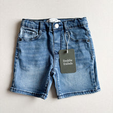 Load image into Gallery viewer, Zara Blue Denim Shorts - 2-3 years
