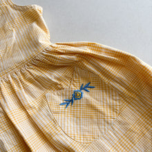 Load image into Gallery viewer, Vintage Gingham Cotton Dress - 4-5 years
