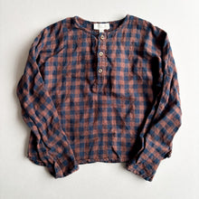 Load image into Gallery viewer, Olivier London Brown Gingham Top - 5-6 Years
