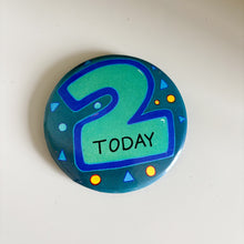Load image into Gallery viewer, Vintage 2nd Birthday Badges
