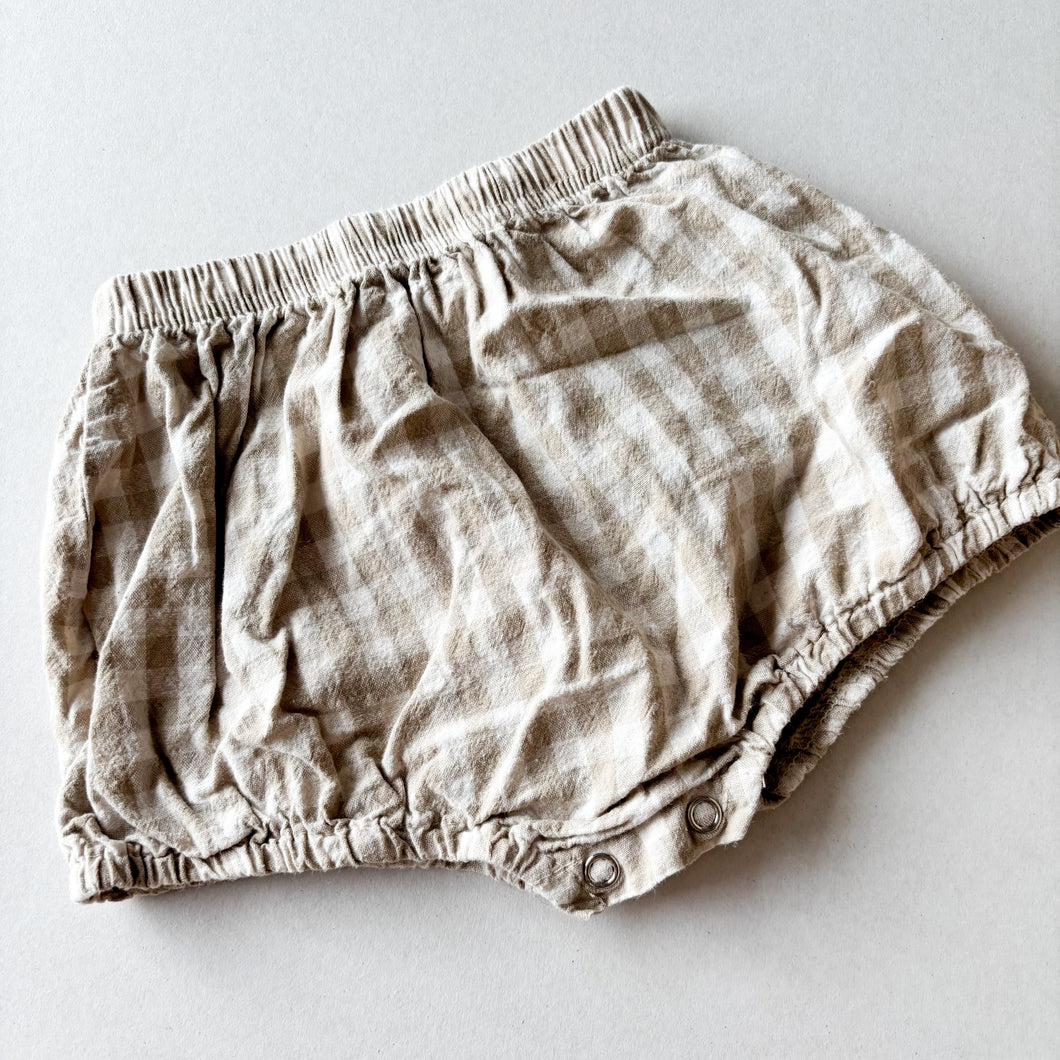 Bebe Holic Gingham Bloomers - 6-12 months