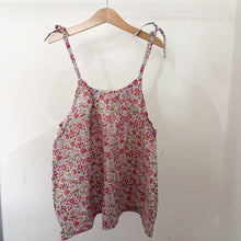 Load image into Gallery viewer, Handmade Pink Floral Liberty Print Smock Top - 6-7 years
