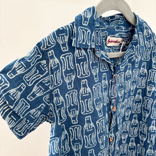Load image into Gallery viewer, Fabindia Blue Cotton Bottle Shirt - 4-5 years
