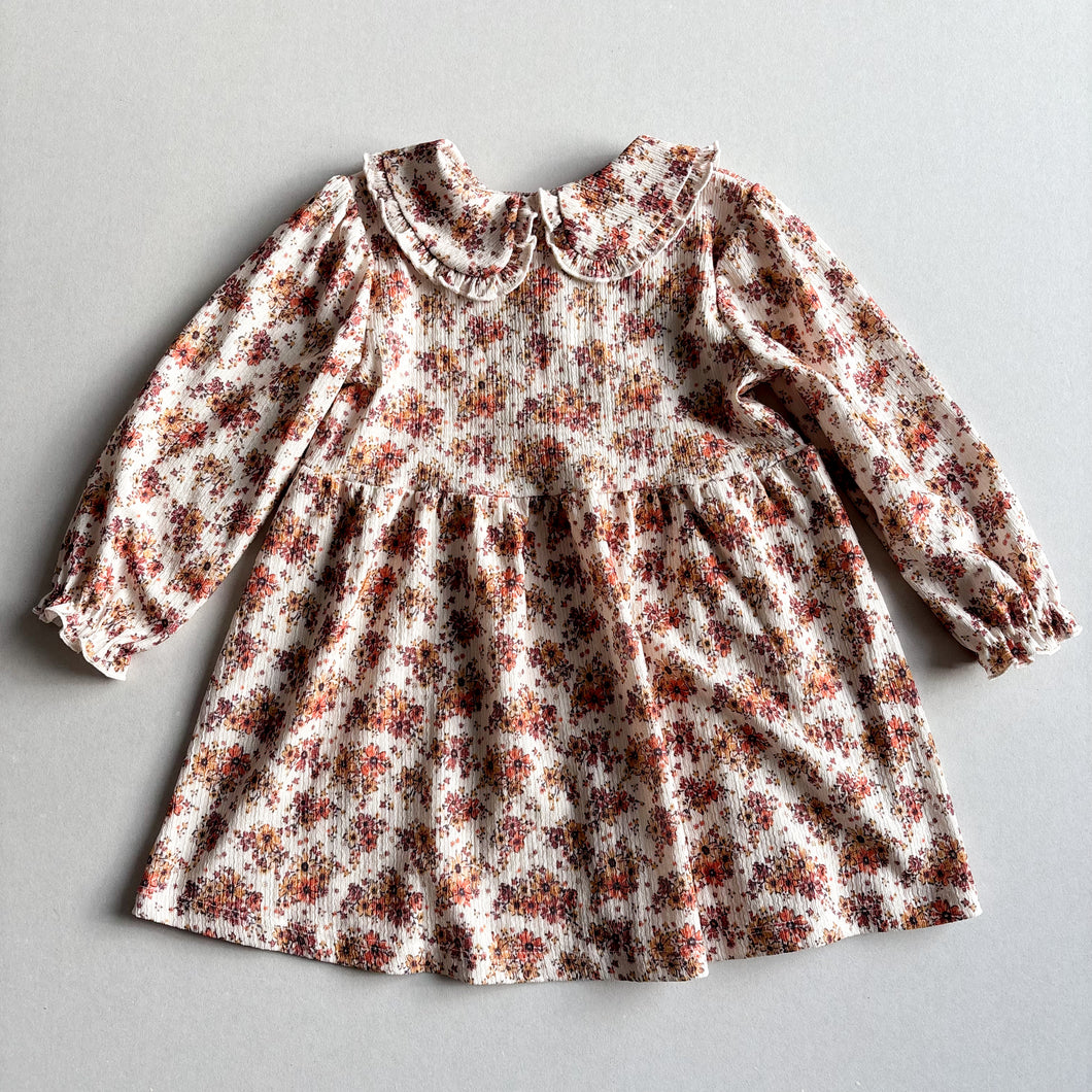 Matalan Floral Long Sleeve Dress - 18-24 months