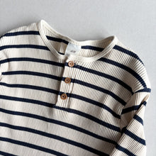 Load image into Gallery viewer, H&amp;M Ribbed Henley Top - 2-3 years

