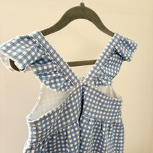 Load image into Gallery viewer, CHECK Zara Blue Gingham Dress - 3-4 years
