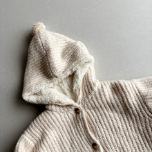 Load image into Gallery viewer, Zara Cream Fluffy Jacket - 12-18 Months
