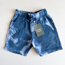 Load image into Gallery viewer, George Blue Tie Dye Shorts - 4-5 years
