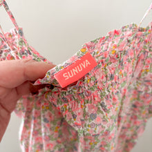 Load image into Gallery viewer, Sunuva Pink Floral Playsuit - 7-8 years
