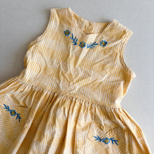 Load image into Gallery viewer, Vintage Gingham Cotton Dress - 4-5 years
