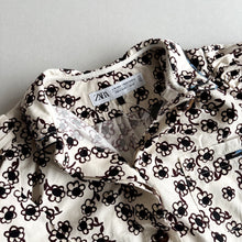 Load image into Gallery viewer, Zara White Floral Blouse - 8 Years
