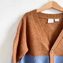 Load image into Gallery viewer, Zara Brown &amp; Blue Knit Cardigan - 3-4 years
