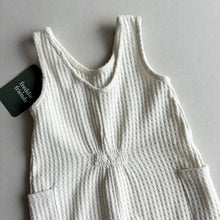 Load image into Gallery viewer, Zara Cream Waffle Short Playsuit - 12-18 months
