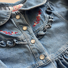 Load image into Gallery viewer, Vintage Denim Dress - 2-3 years
