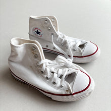 Load image into Gallery viewer, Converse White hi-tops - UK2
