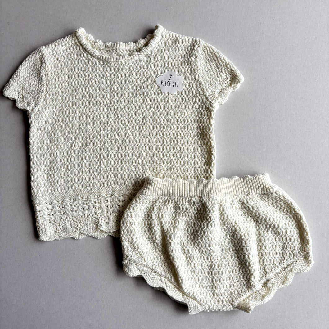 George Cream Crochet Set - 12-18 months