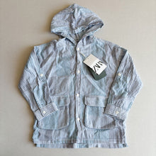 Load image into Gallery viewer, Zara Lightweight Stripe Hooded Top - 4-5 years (BNWT)

